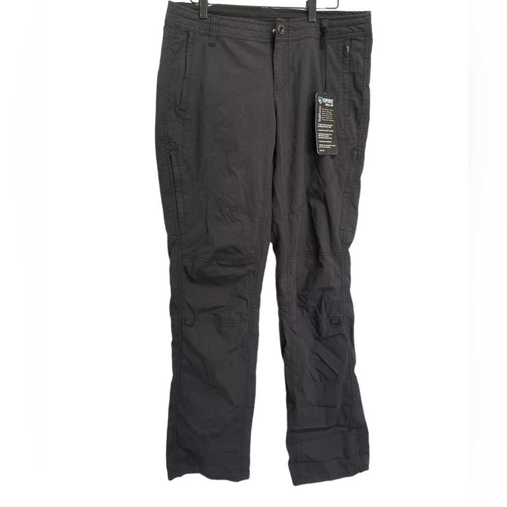 Kuhl Legendary Spire Roll Up Womens Gray Hiking Pants Sz 10 Trekking Outdoor NWT